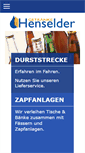 Mobile Screenshot of getraenke-henselder.com